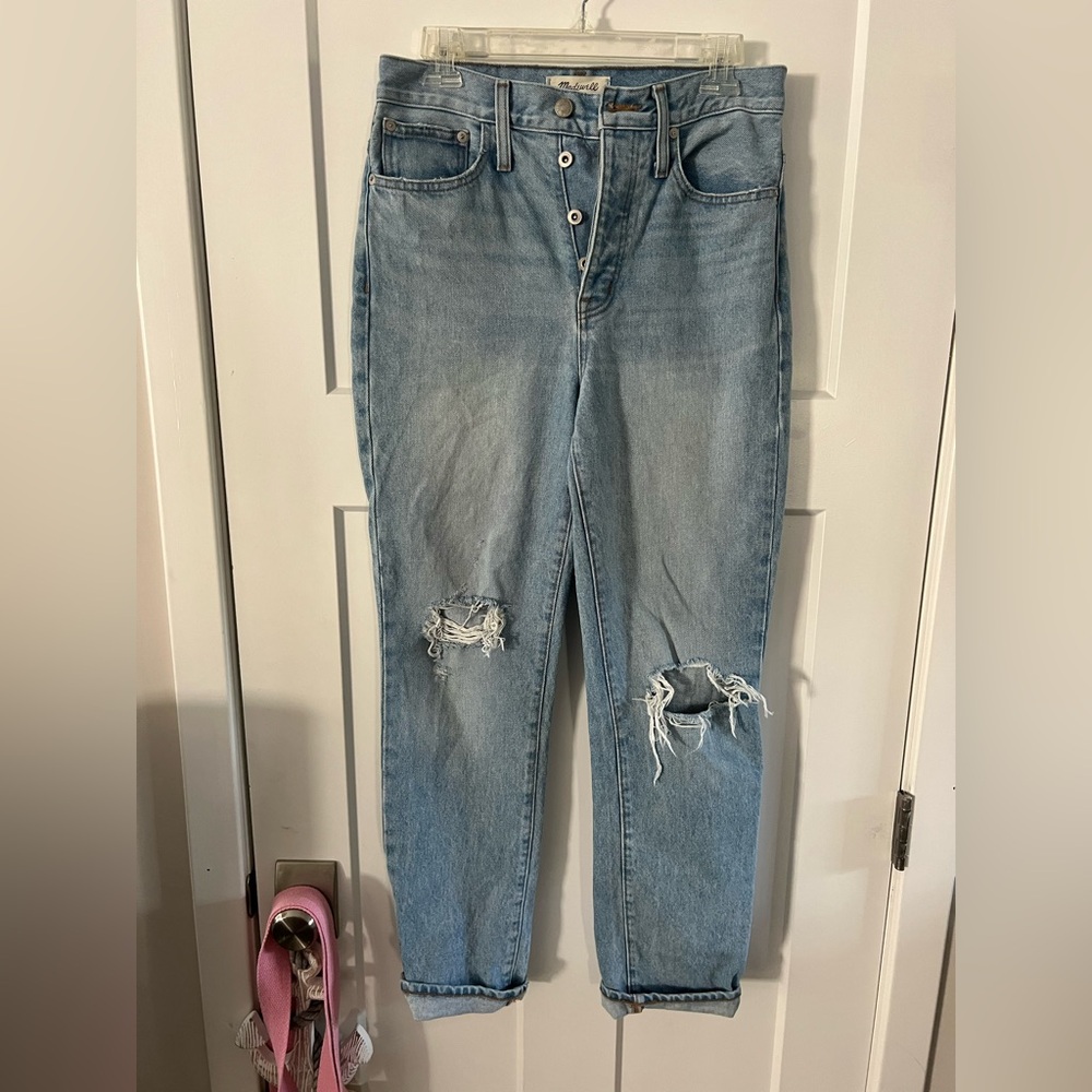 Madewell classic straight jeans